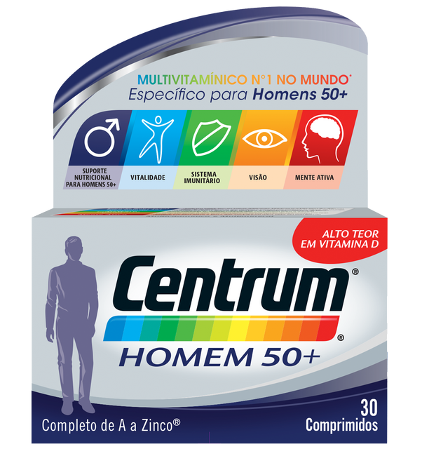 Centrum Homem 50+ Comprimidos x30