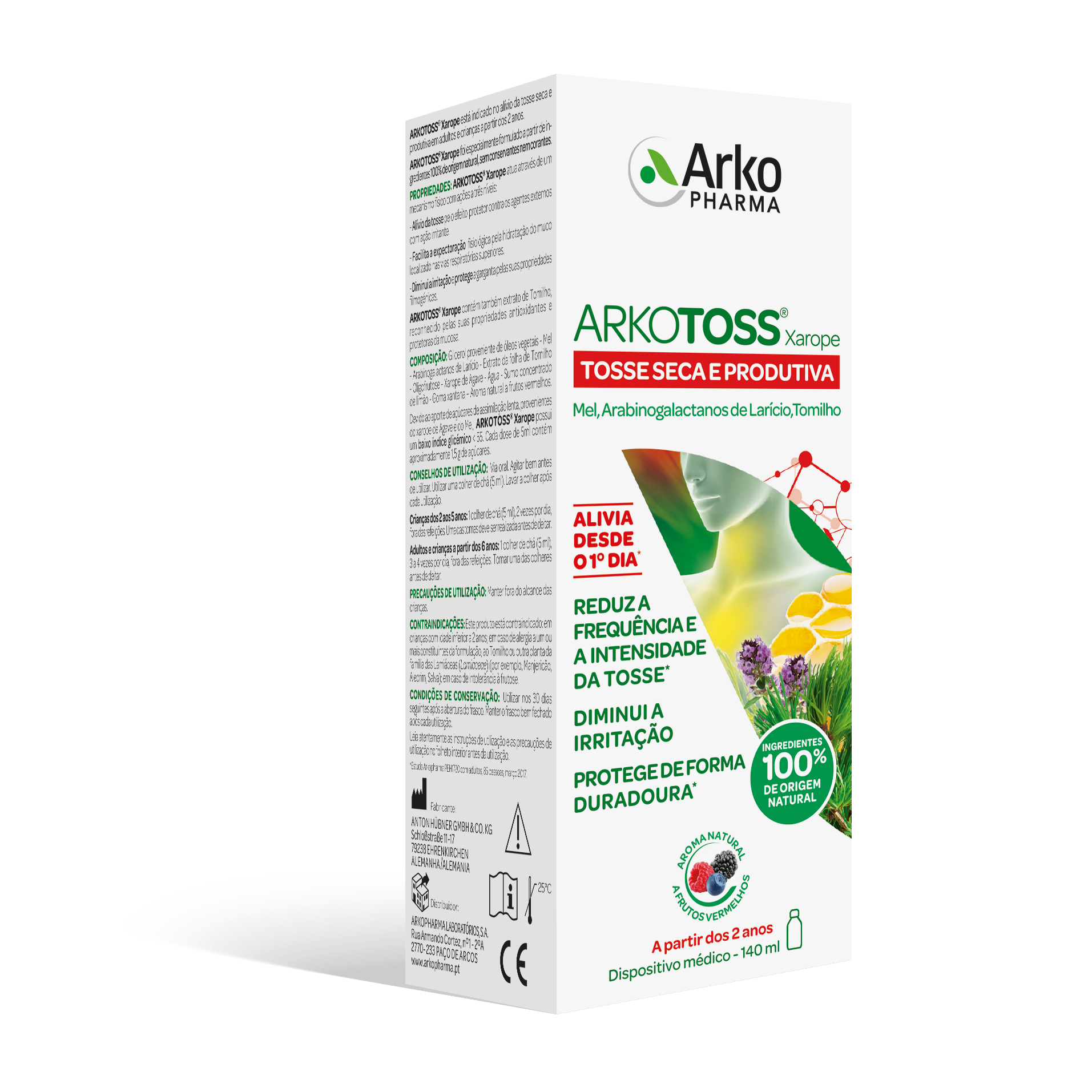 Arkotoss Tosse Xarope Frutos Vermelhos 140ml
