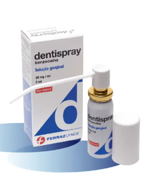 Dentispray, 50 mg/mL-5 mL x 1 sol dent