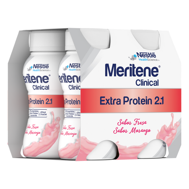 Meritene Clinical Extra Protein Morango 2.1 200ml x4