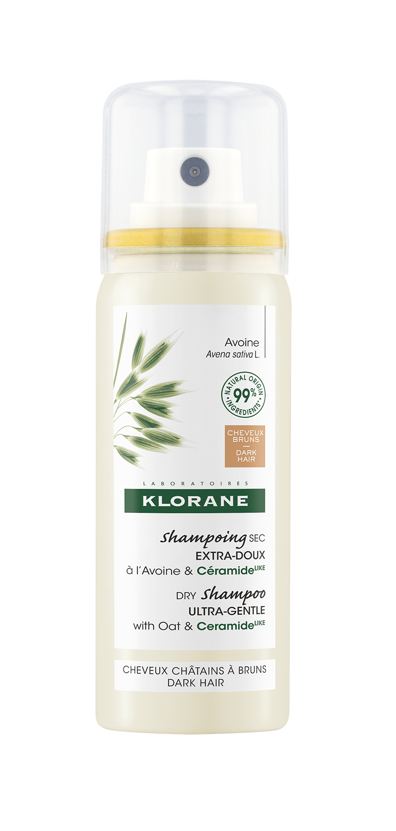 Klorane Capilar Champô Seco Aveia Ceramida - 50ml