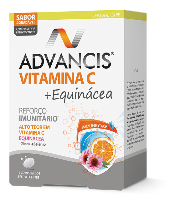 Advancis Vitamina C + Equinácia 12 comprimidos efervescentes