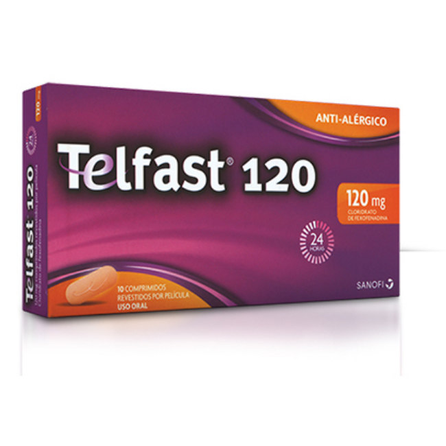 Telfast 120, 120 Mg (X10 Comprimidos Revestidos)