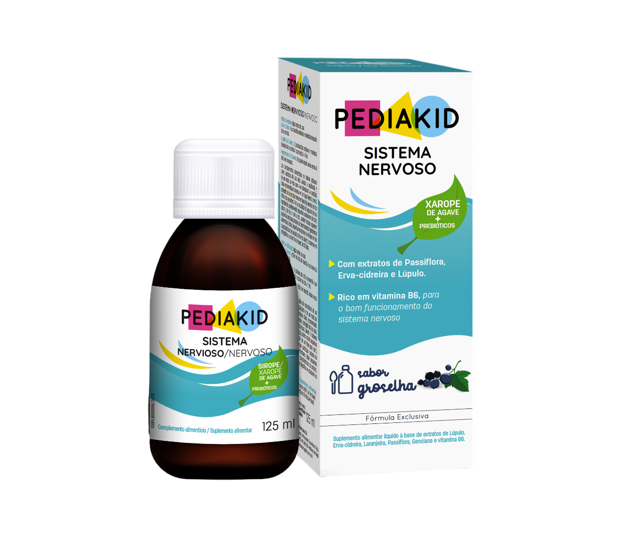 Pediakid Xarope Sistema Nervoso Groselha 125ml