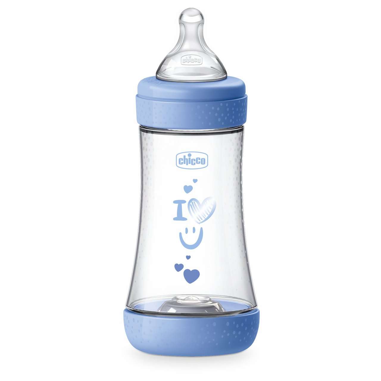 Chicco Biberão Perfect 5 240ml Fluxo Médio Azul 2M+