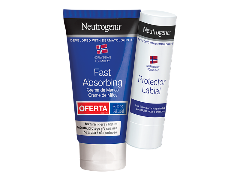 Neutrogena Creme de Mãos Absorção Rápida com Oferta de Stick Labial