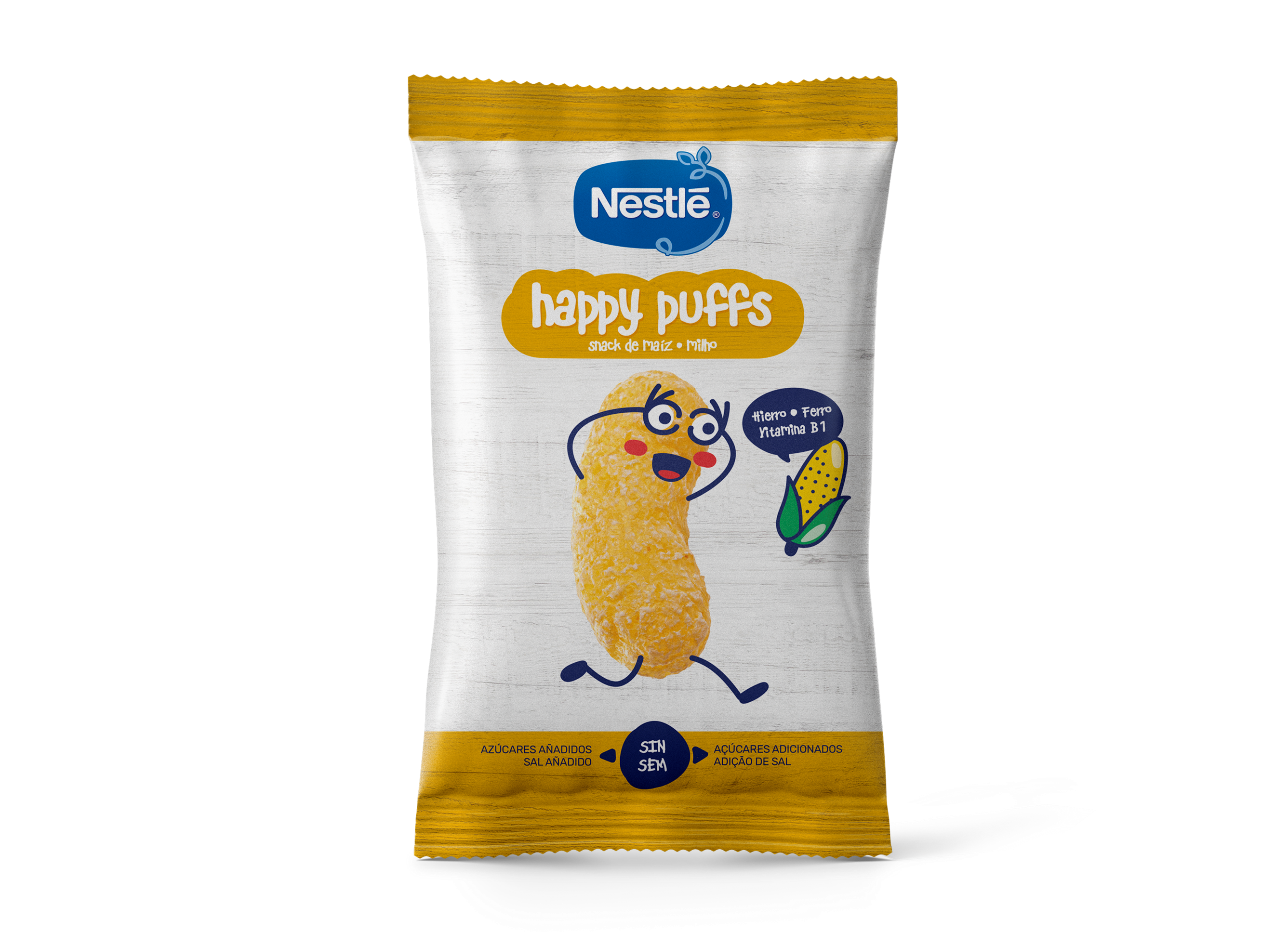 Nestlé Happy Puffs Milho 28g 12M+