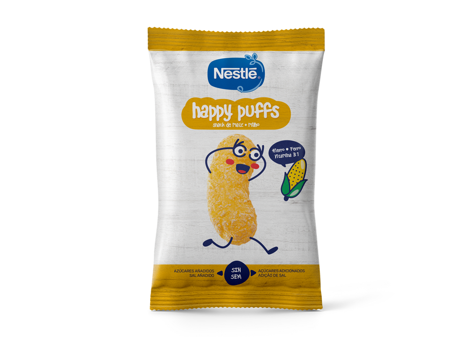 Nestlé Happy Puffs Milho 28g 12M+