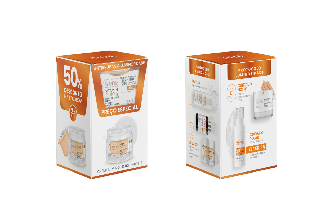 Avène Vitamin Activ Cg Creme Luminosidade 50mL+Recarga 50mL