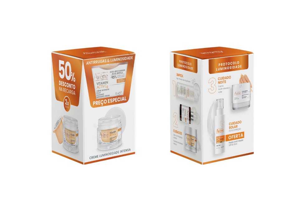 Avène Vitamin Activ Cg Creme Luminosidade 50mL+Recarga 50mL