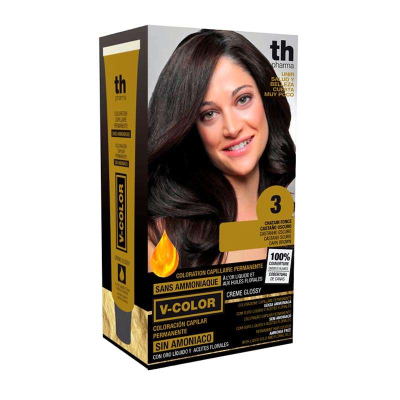Th Vitaliacolor Coloração Permanente sem Amoníaco, 1Unidade(s) N3 castanho escuro
