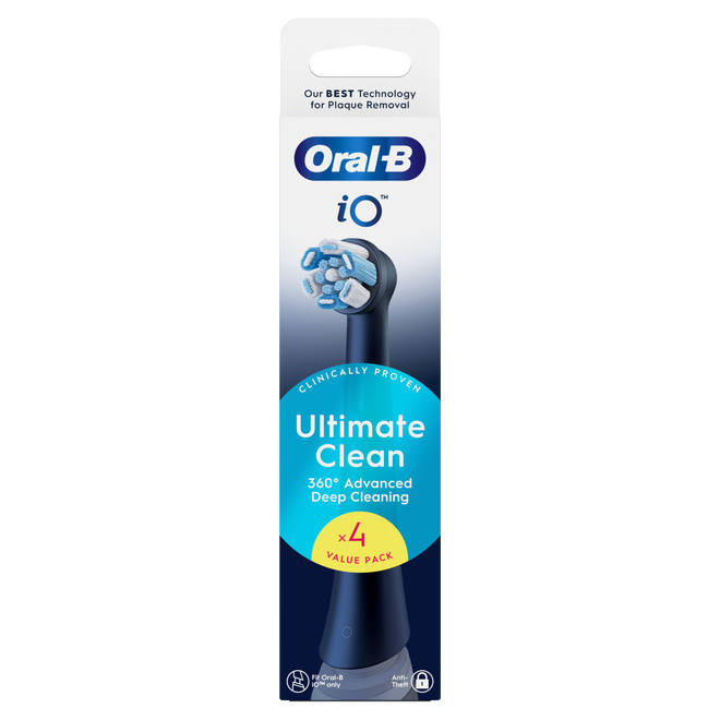 Oral-B iO Ultimate Clean Recargas Pretas x4