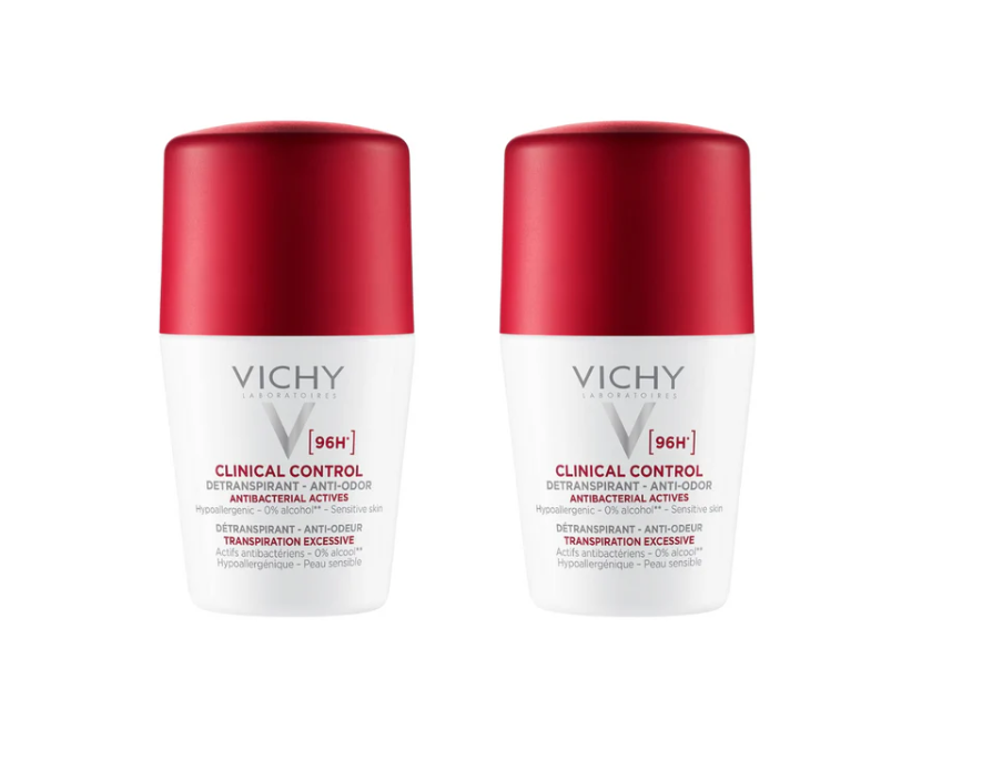 Vichy Deo Clinical Control 96H Rollon M 50mlx2 - 50% 2ª Unidade
