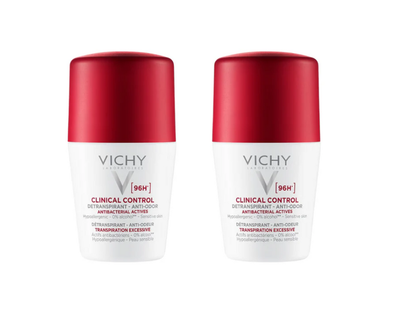 Vichy Deo Clinical Control 96H Rollon M 50mlx2 - 50% 2ª Unidade