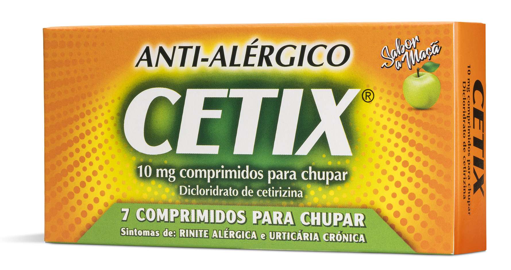 CETIX, 10 MG X 7 COMP CHUPAR CETIRIZINA