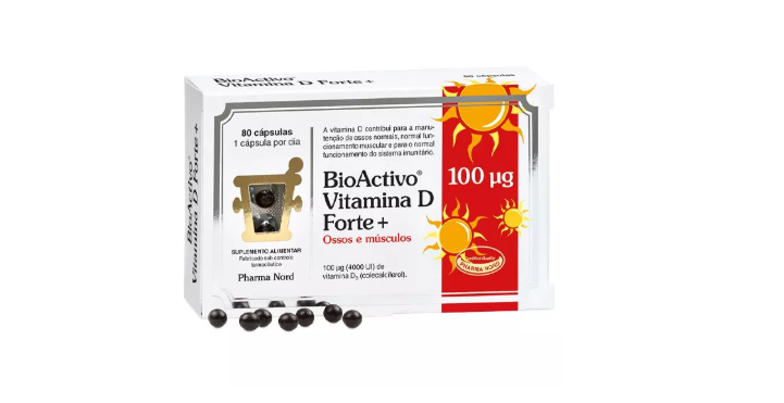 Bioactivo Vitamina D Forte+ (x80 cápsulas)