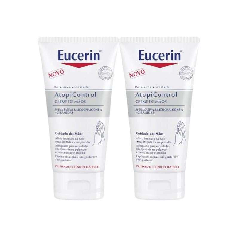 Eucerin AtopiControl Creme de Mãos 75ml X2 -60%2U