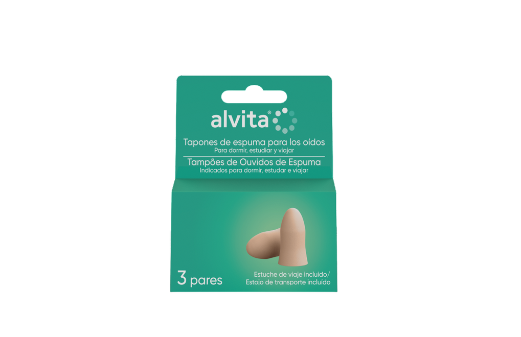 Alvita Tampões de Ouvidos de Espuma x6