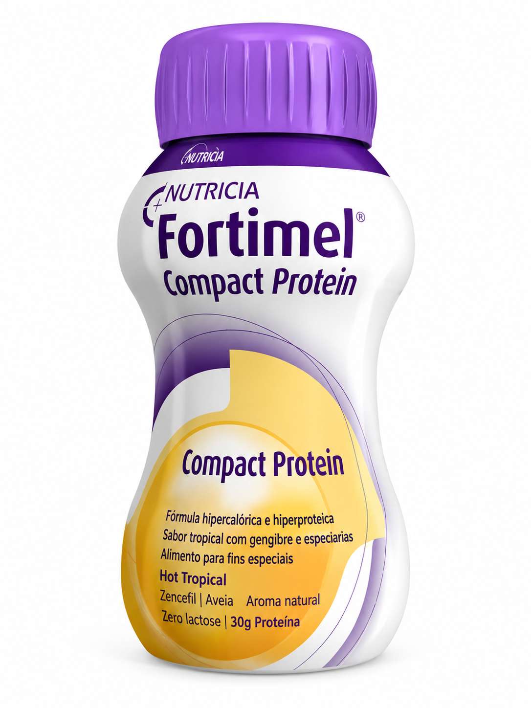 Fortimel Compact Protein Gengibre Tropical Sensação Intensa 125ml x4