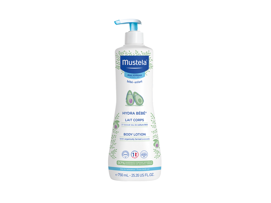 Mustela Bebé Pele Normal Leite Hydra Corporal - 750ml