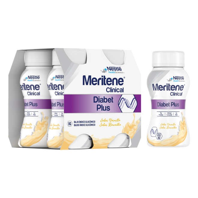 Meritene Clinical Diabet Plus Baunilha 200ml 4 Unidades