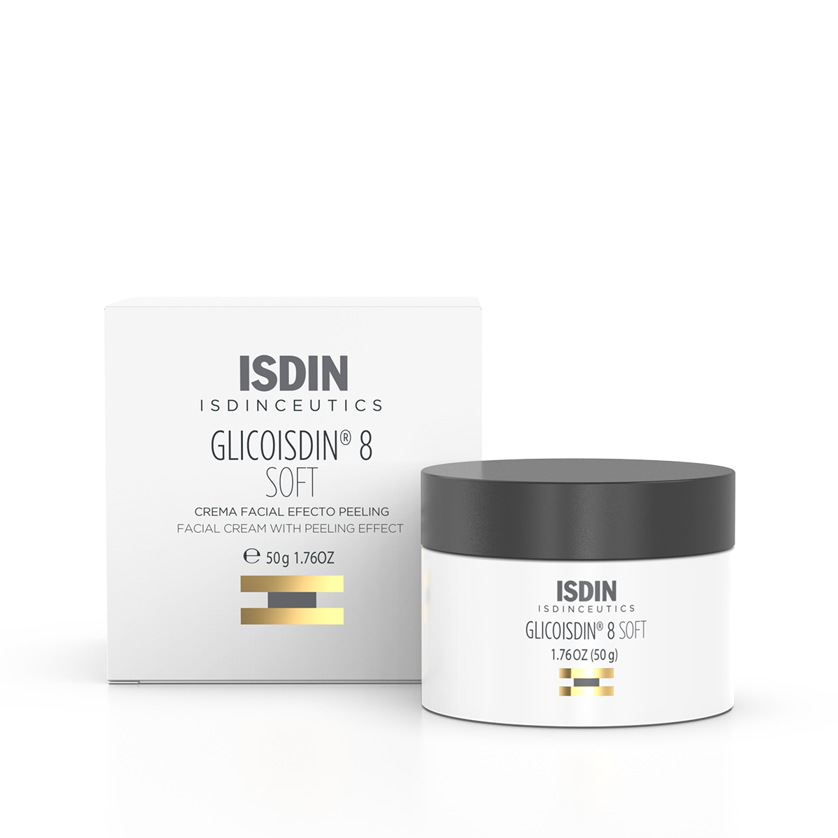 ISDIN Isdinceutics Glicoisdin 8 Soft 50ML- Creme efeito peeling facial com ácido glicólico