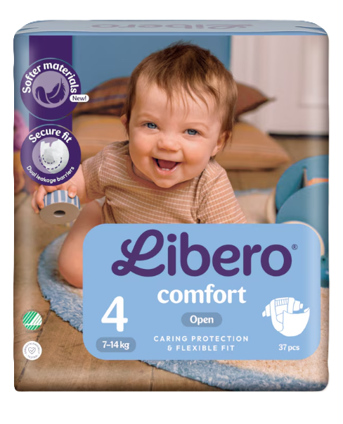 Libero Comfort 4 Fralda 7-14Kg  x26 Unid