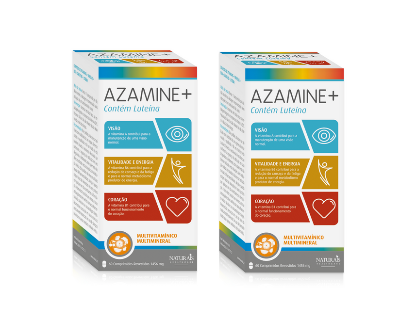 Azamine+ Comprimidos 60 Comprimidos x2 com desconto de 50% na 2ª unidade