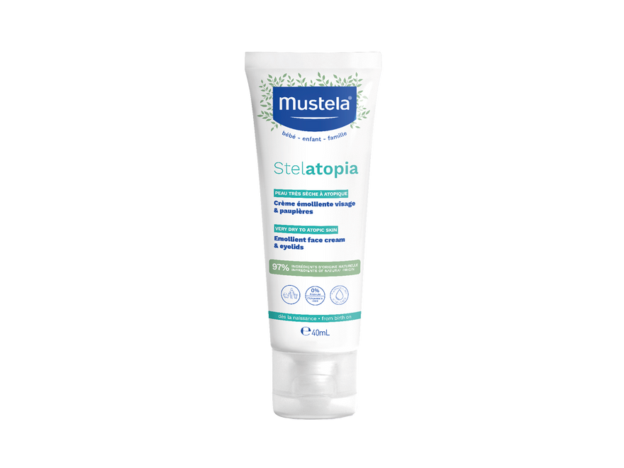 Mustela Bebé Pele Atópica Creme Rosto Emoliente 40ml