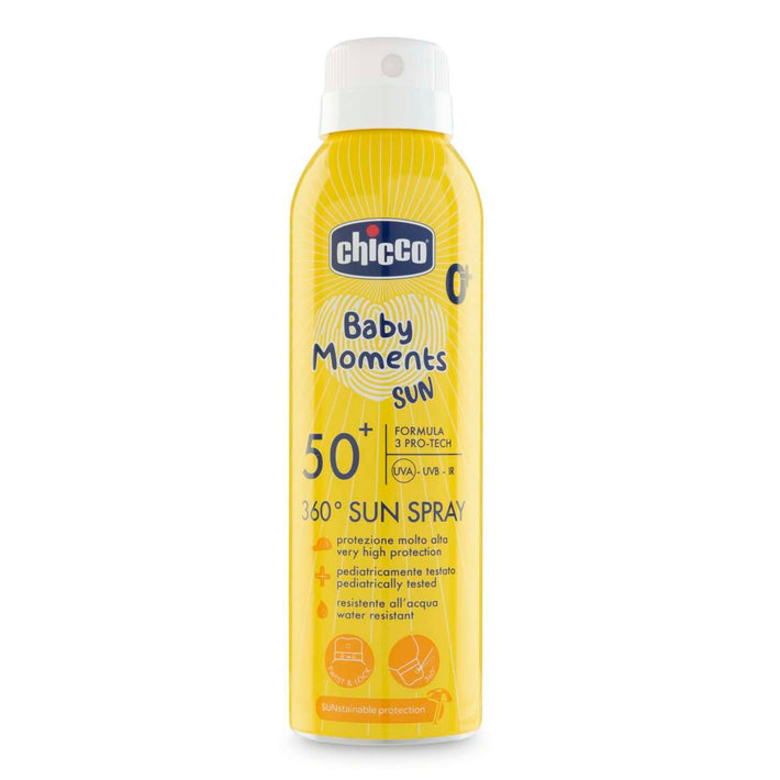 Chicco Baby Moments Protetor Solar Spray 360º SPF 50+ 150 mL