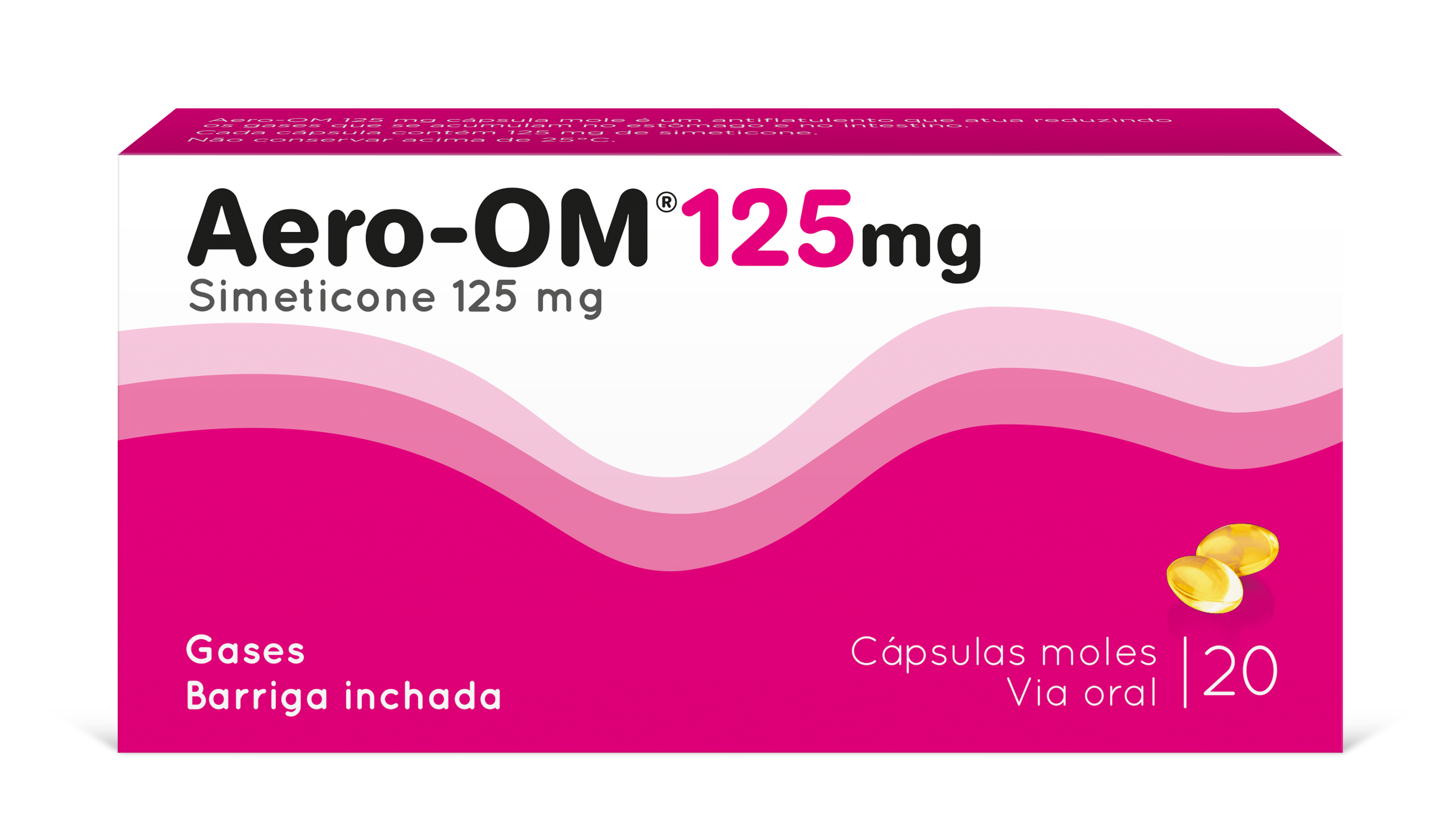 Aero-OM, 125 mg (x20 cápsulas mole)