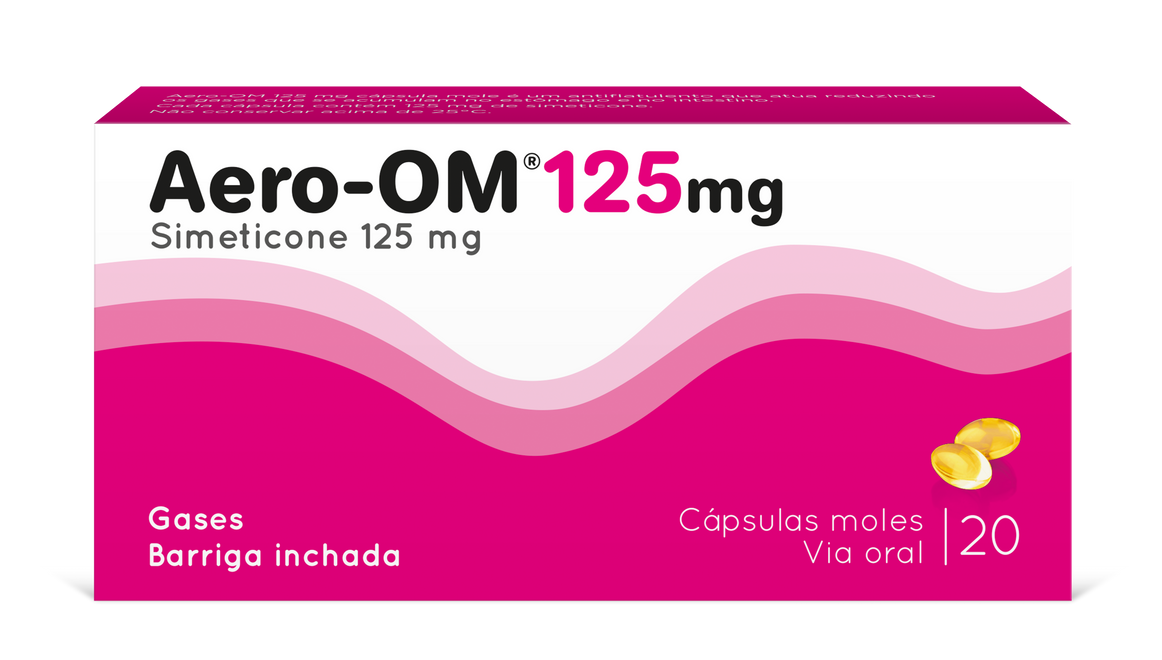 Aero-OM, 125 mg (x20 cápsulas mole)