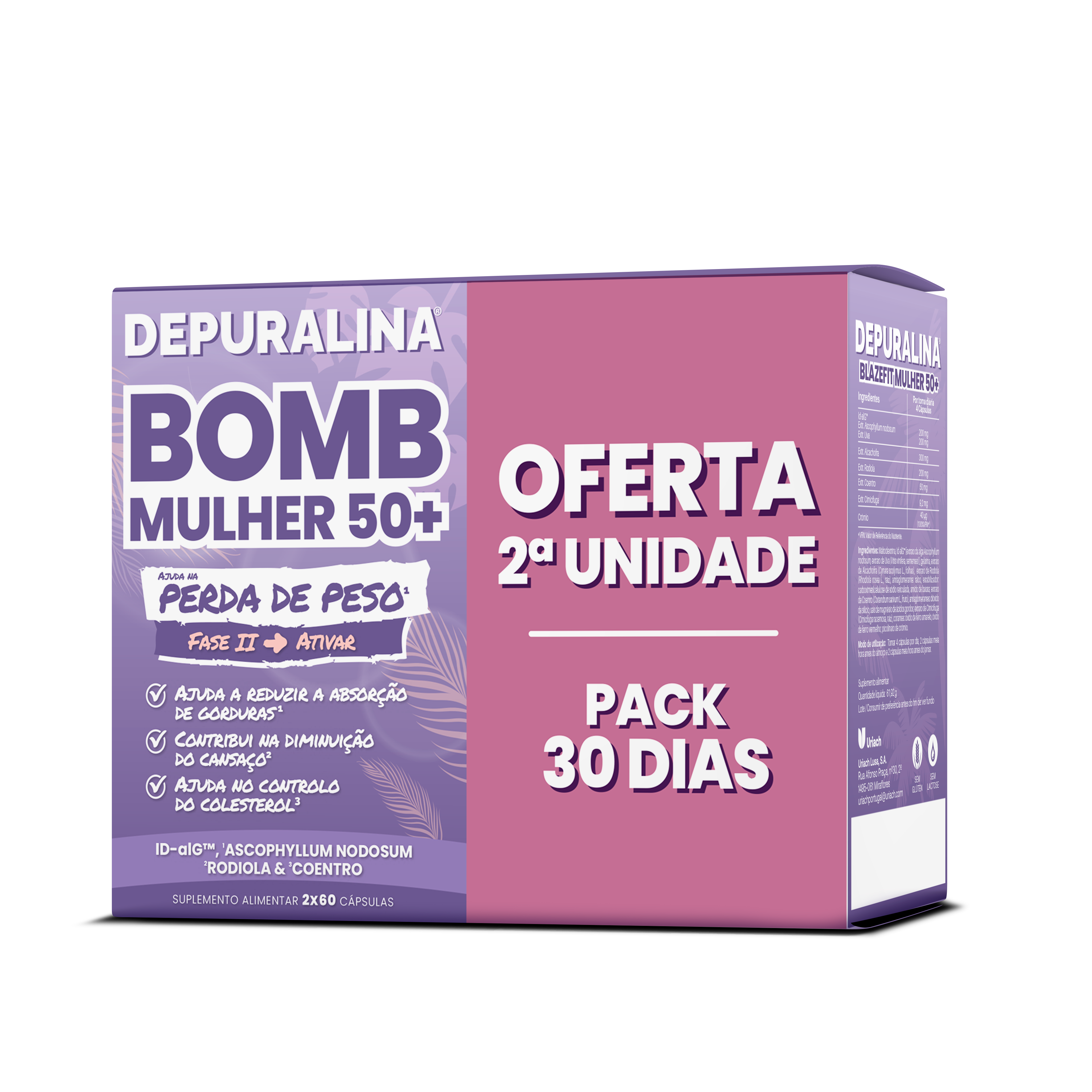 Depuralina Bomb Mulher 50+ X60