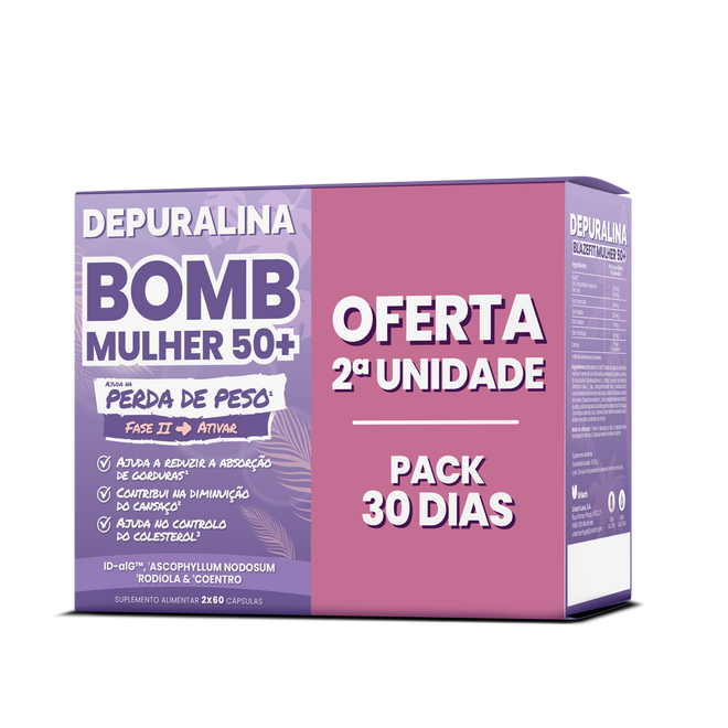 Depuralina Bomb Mulher 50+ X60