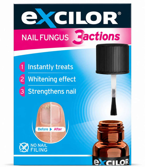 Excilor 3 Ações Solução Fungica Unhas 7Ml