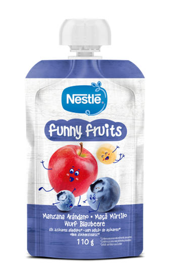 Nestlé Pacotinho Maça/ Mirtilo/ Banana 110g 12M+