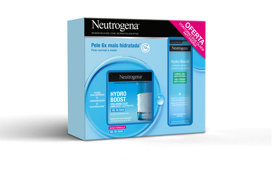 Neutrogena Hydro Boost Gel de Água 50ml com oferta de Creme de Olhos 15ml