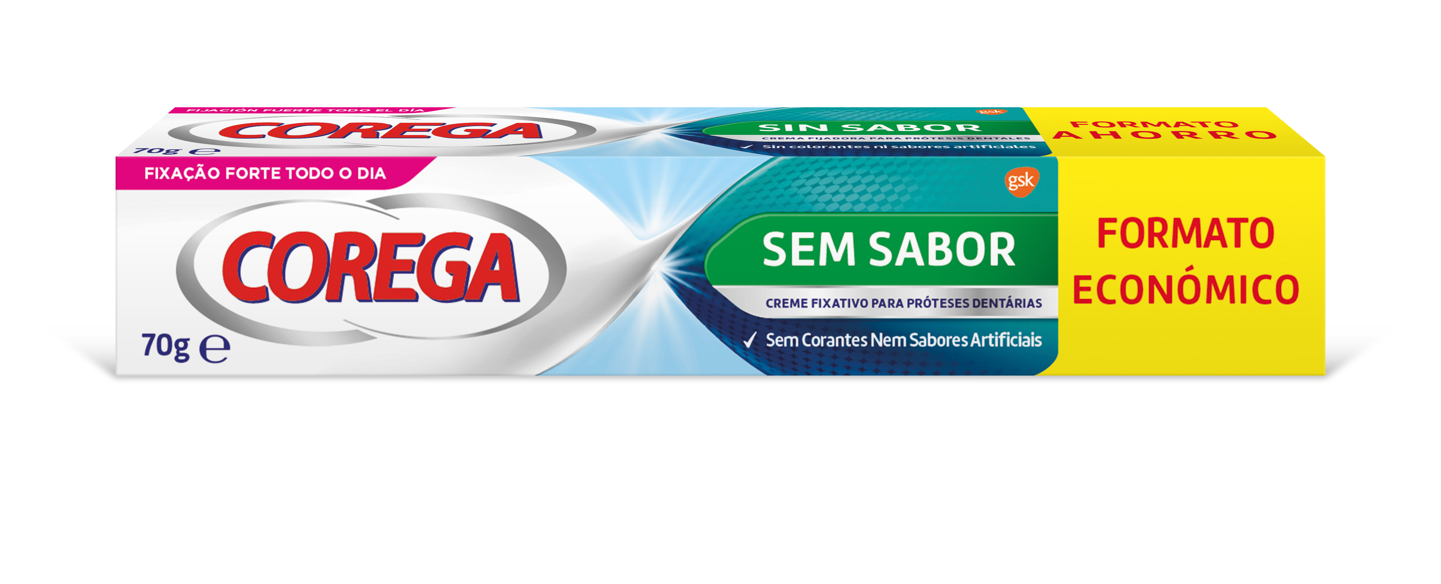 Corega Creme Fixador Prótese S/ Sabor - 70g