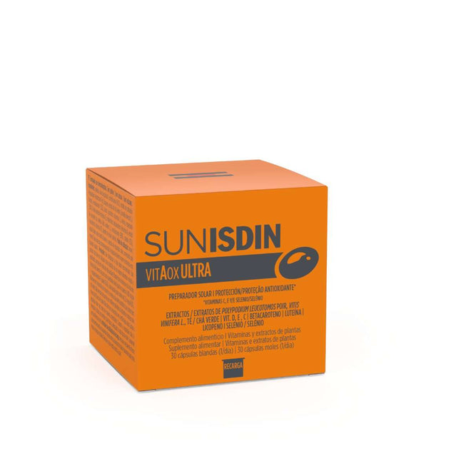 ISDIN SunISDIN 30 Cápsulas Orais - Suplemento Alimentar Com Vitamina D - Recarga
