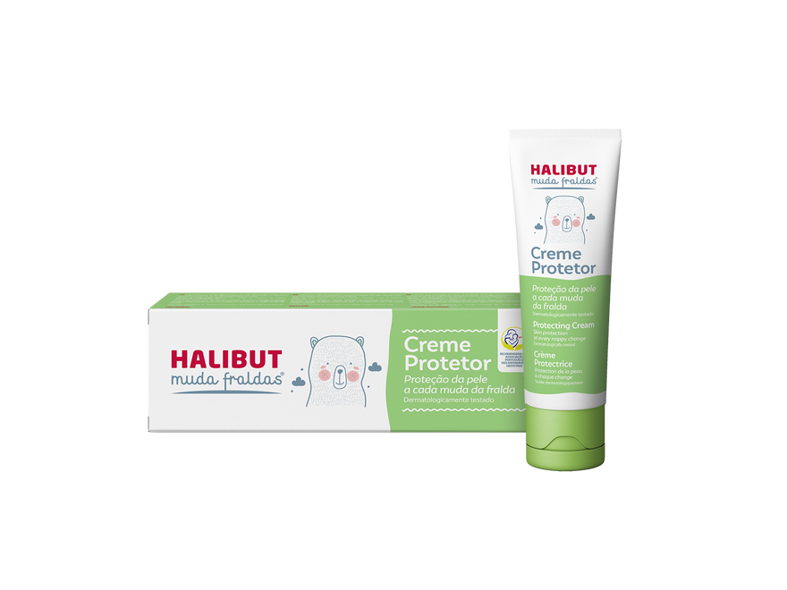 Halibut Muda Fraldas Creme Protetor 50g