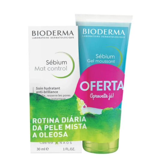 Bioderma Pack Sébium MAT 30ml + Sébium Gel Moussant 100ml