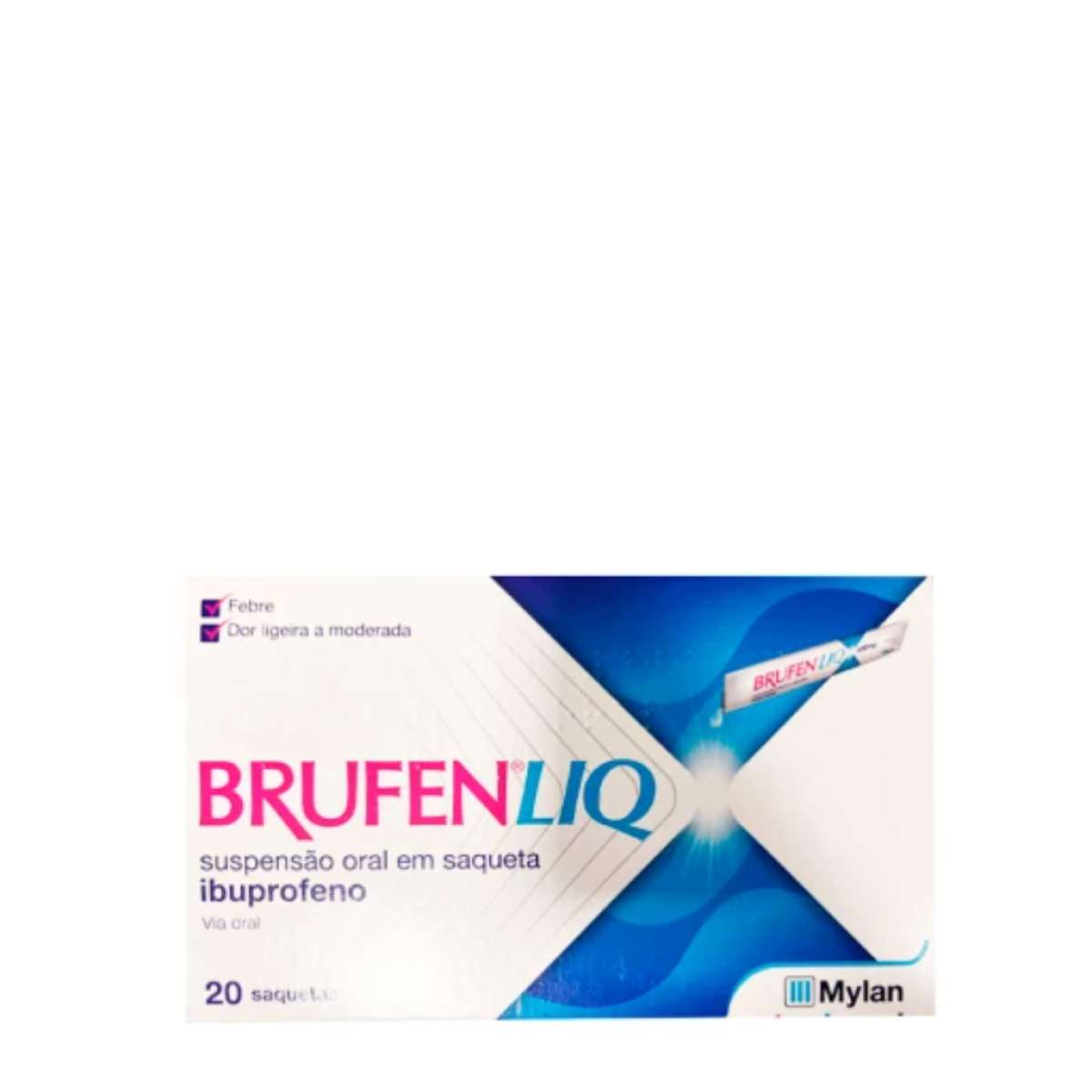 Brufen Liq, 200Mg/ 10ml Suspensão Orial (x20 saquetas)