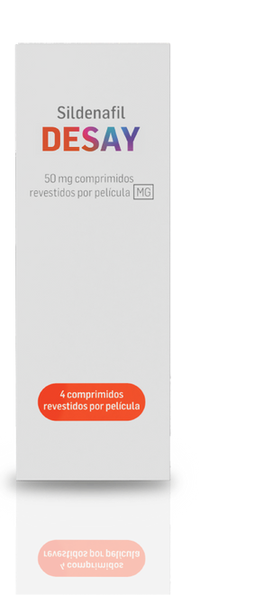 Sildenafil Desay MG, 50 mg Blister 4 Unidade(s) Comp revest pelic