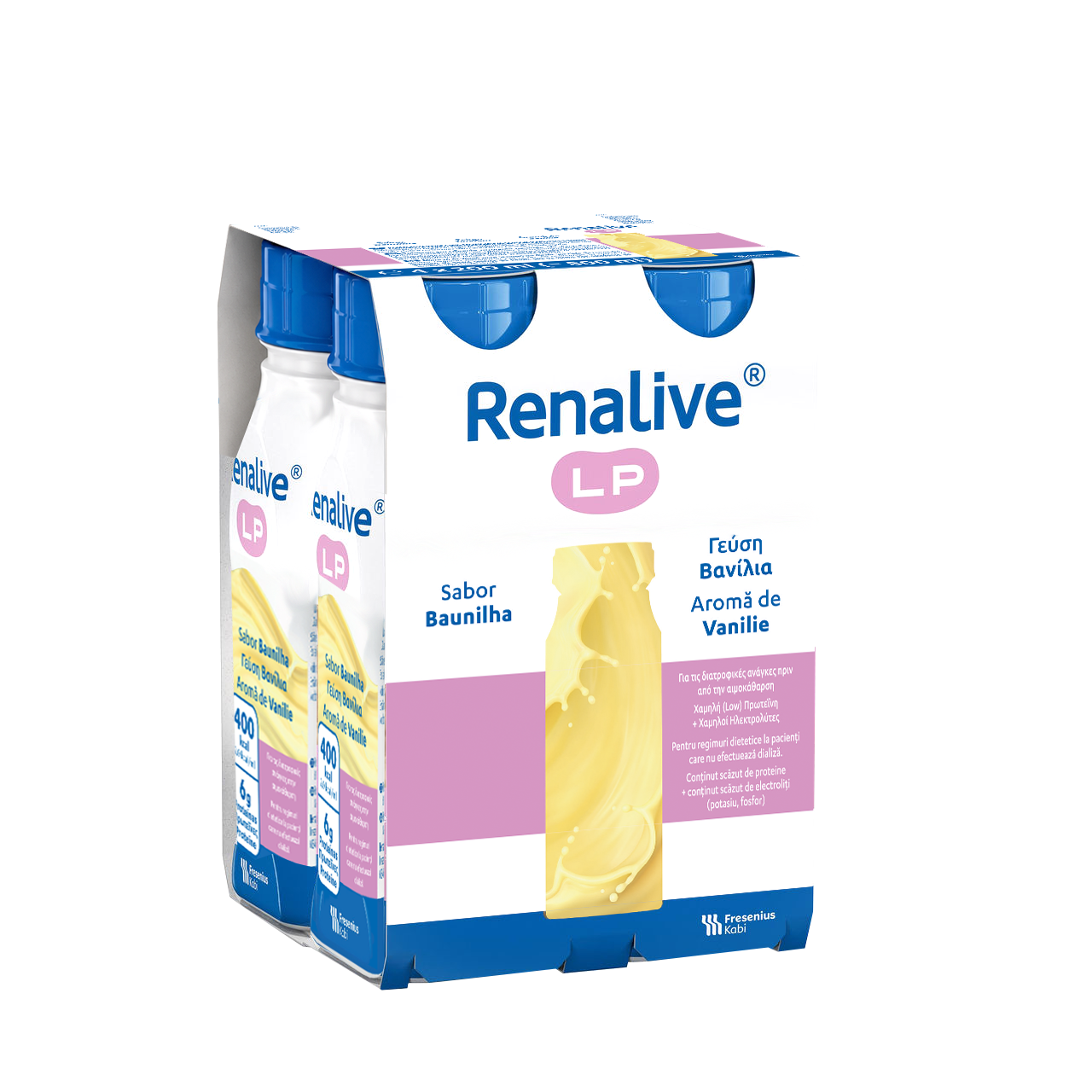 Renalive LP Solução Oral Baunilha – 4 x 200 ml