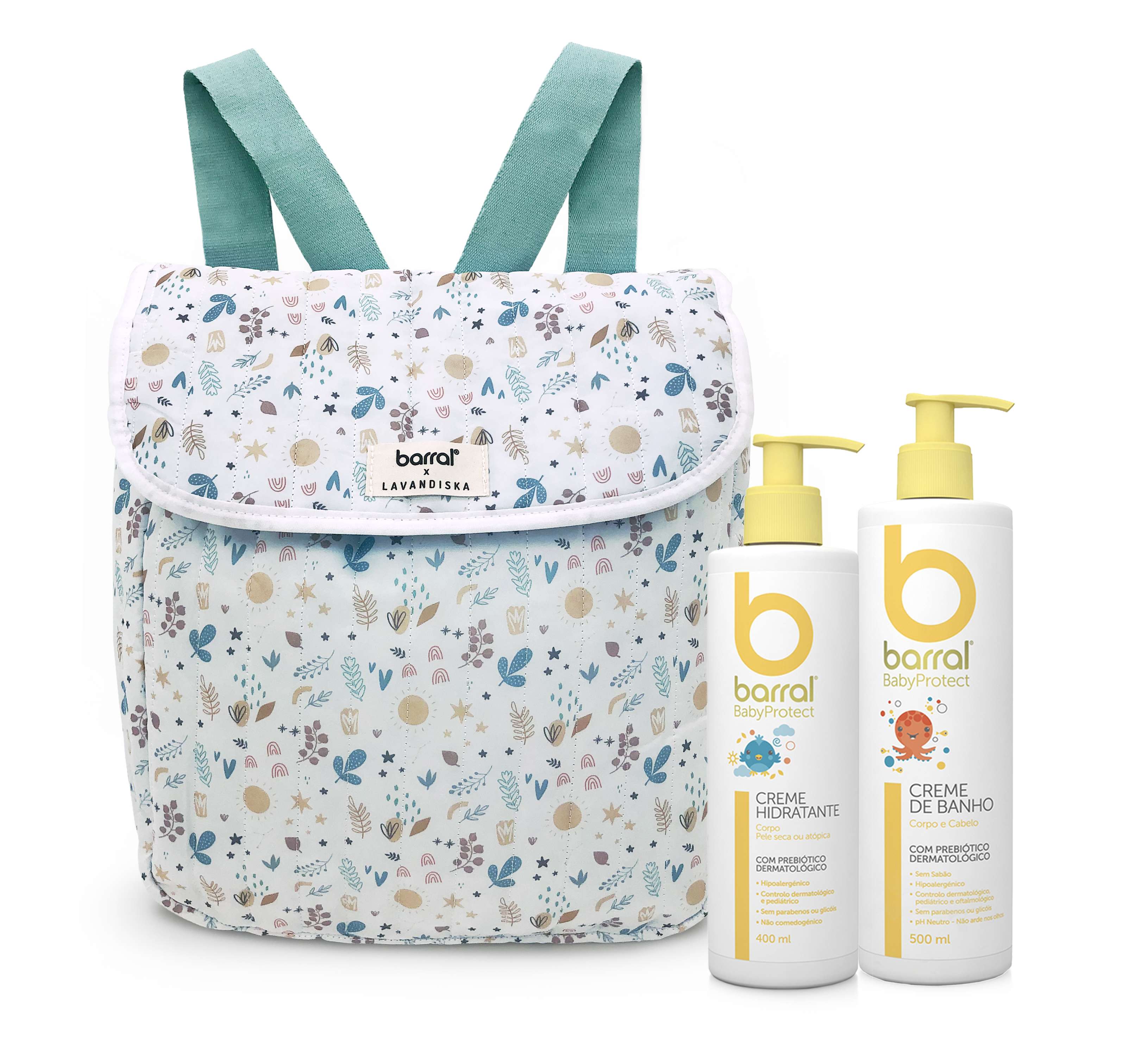 Barral BabyProtect Mochila + Creme de Banho + Creme Hidratante