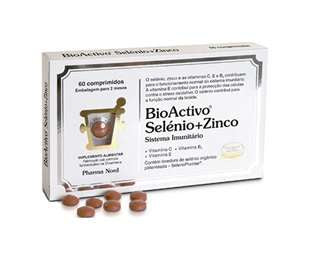 Bioactivo Selénio+Zinco Comprimidos x60