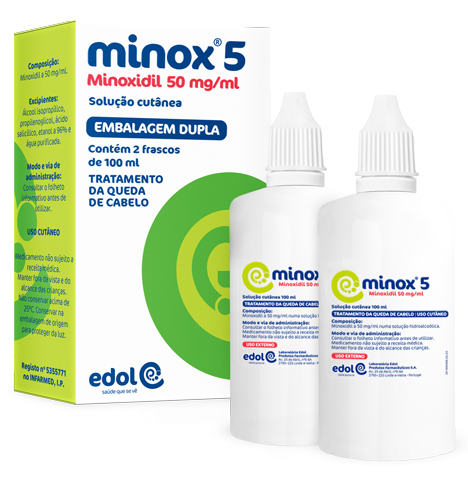 Minox 5, 50 mg/ml solução cutânea (x2 unidades)