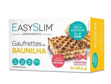 Easyslim Gaufrettes Baunilha 3 x 42 g