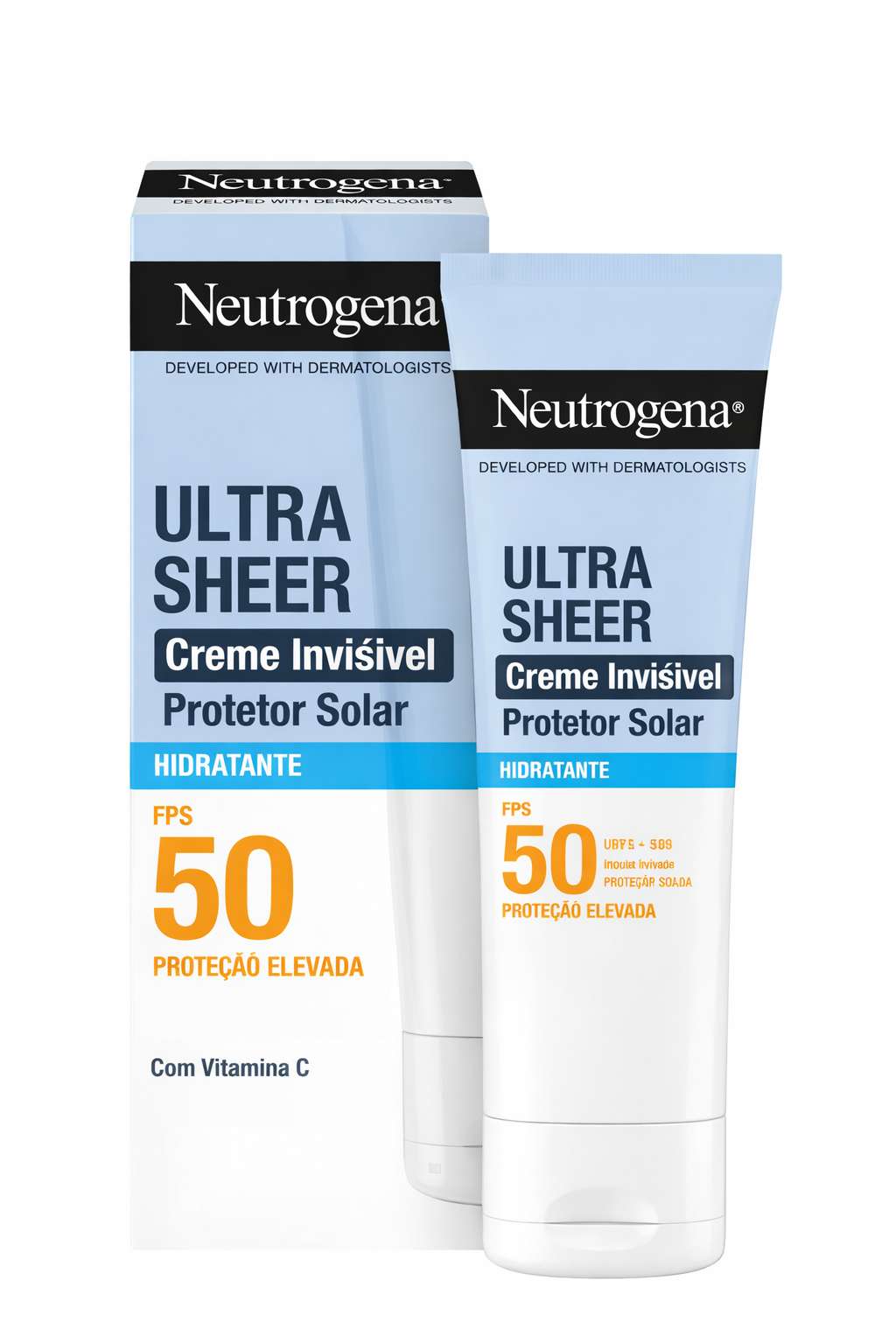 Neutrogena Ultra Sheer Protetor Solar Creme Invisível Hidratante SPF50 50ml