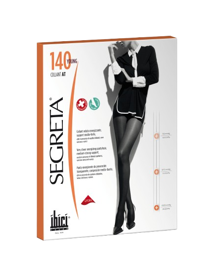 IBICI Segreta Collants Young 140 PRETO T2
